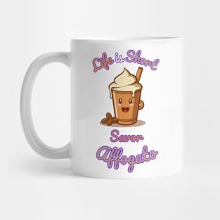 "Divine Delight: Affogato Awakening"- Coffee Food Icecream Mug